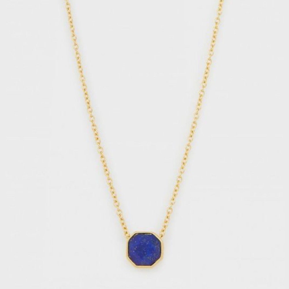 Gorjana lapis gemstone necklace